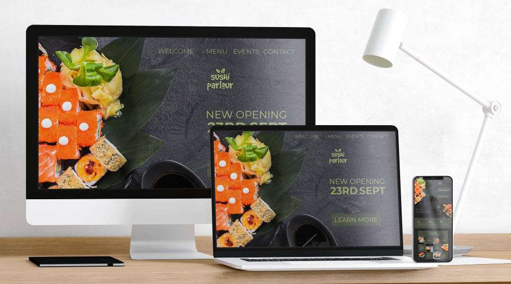 Responsive Design for digital marketing for restaurants