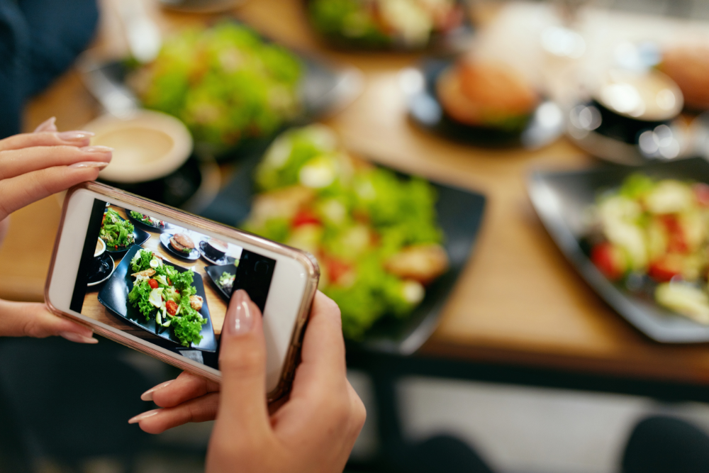 food menu photography