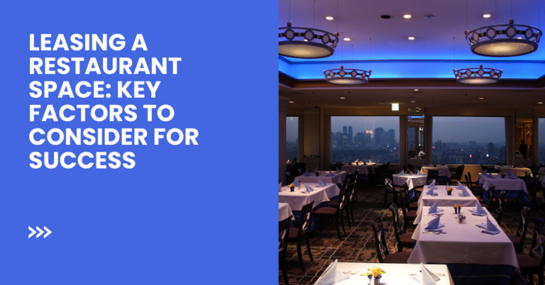 Leasing a Restaurant-