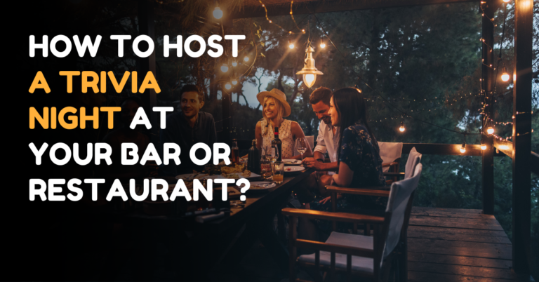 How to Host a Trivia Night at Your Bar or Restaurant?